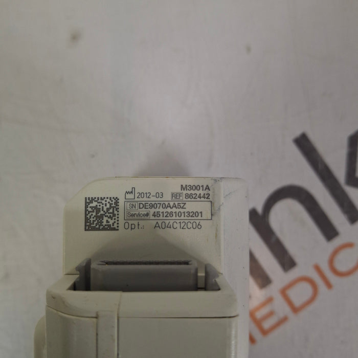 Philips M3001A-A04C06C12 OxiMax SpO2, NIBP, 12 Lead ECG, Temp, IBP MMS Module