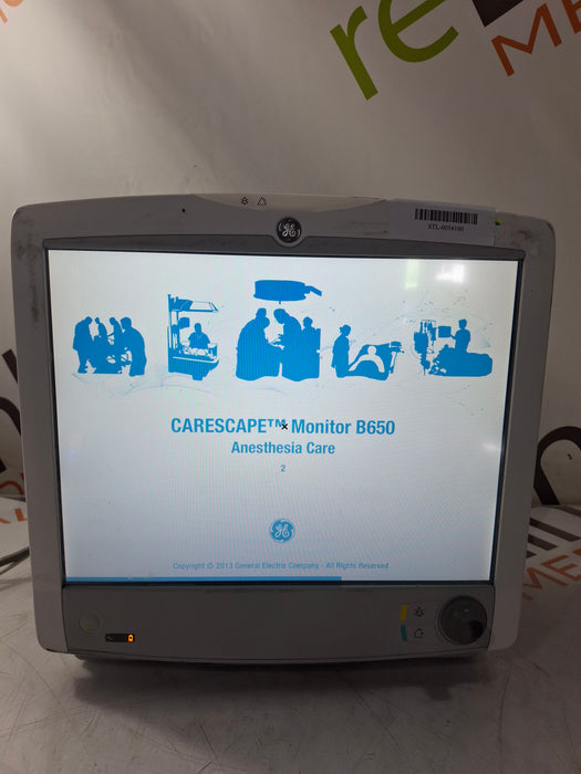 GE Healthcare Carescape B650 Anesthesia Care Patient Monitor