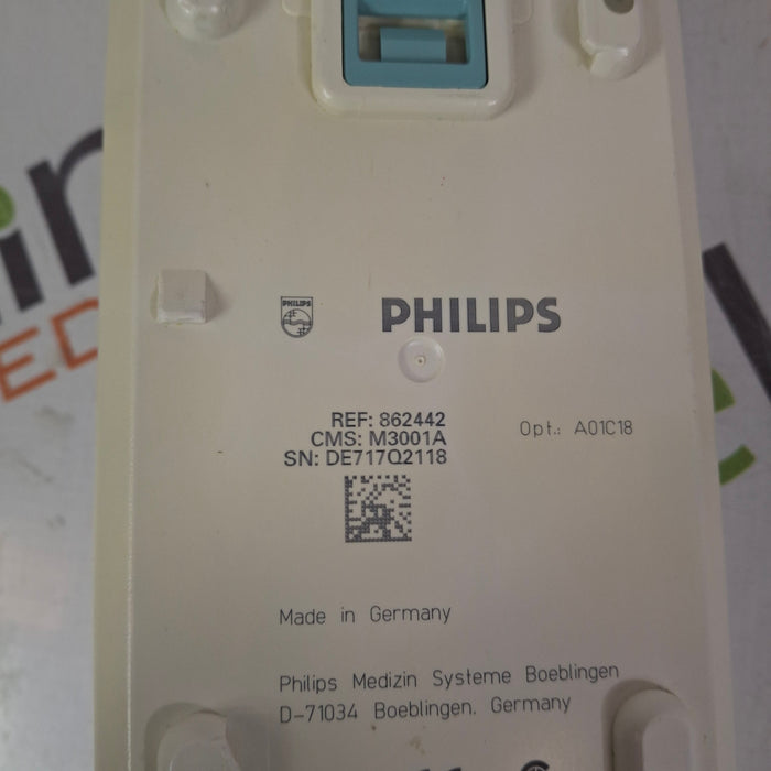 Philips M3001A-A01C18 Fast SpO2, NIBP, 12 lead ECG, Temp, IBP MMS Module