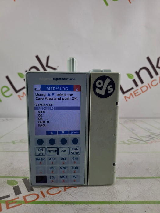 Baxter Sigma Spectrum 6.05.14 with B/G Battery Infusion Pump