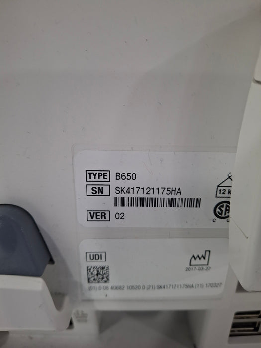 GE Healthcare Carescape B650 Post Anesthesia Care Patient Monitor