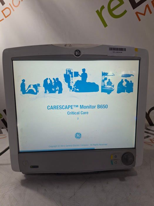 GE Healthcare Carescape B650 Critical Care Patient Monitor