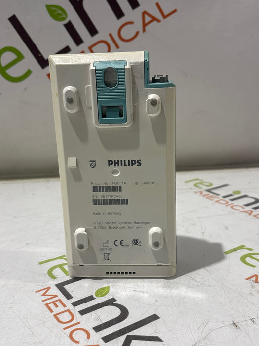Philips M3001A-A01C06 Fast SpO2, NIBP, ECG, Temp, IBP MMS Module