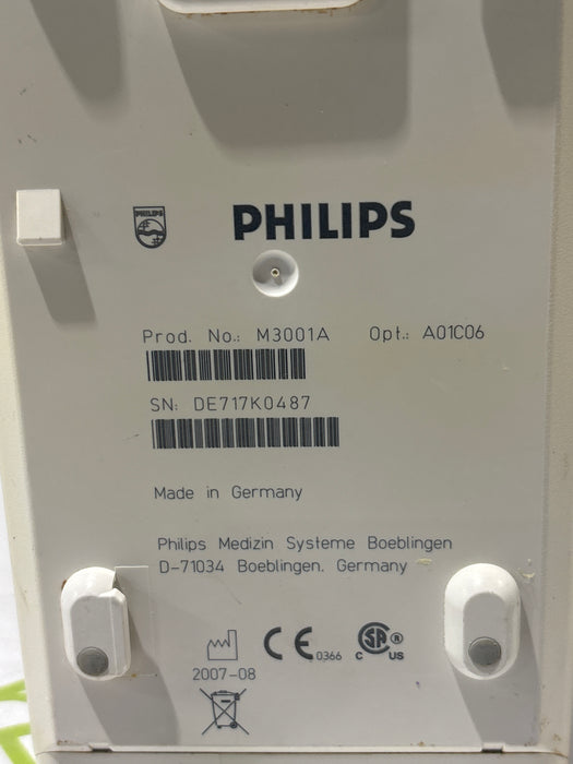 Philips M3001A-A01C06 Fast SpO2, NIBP, ECG, Temp, IBP MMS Module