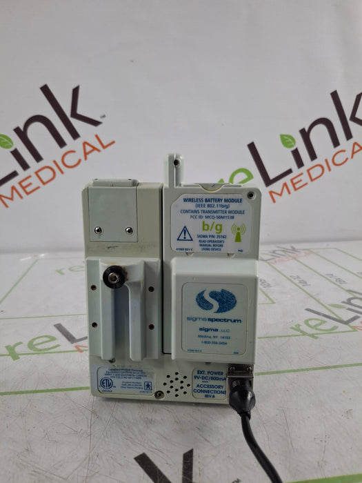 Baxter Sigma Spectrum 6.05.13 with B/G Battery Infusion Pump