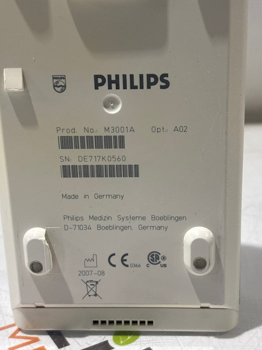 Philips M3001A-A02 OxiMax SpO2, NIBP, ECG MMS Module