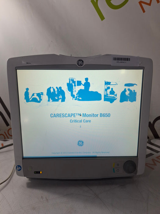 GE Healthcare Carescape B650 Critical Care Patient Monitor
