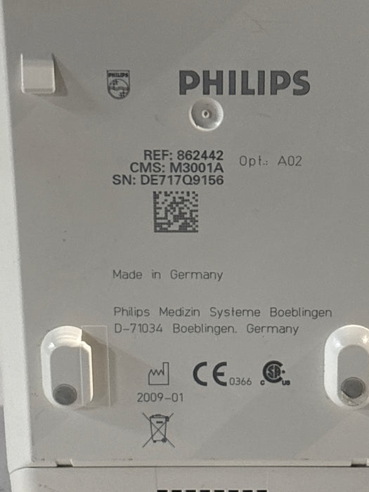 Philips M3001A-A02 OxiMax SpO2, NIBP, ECG MMS Module