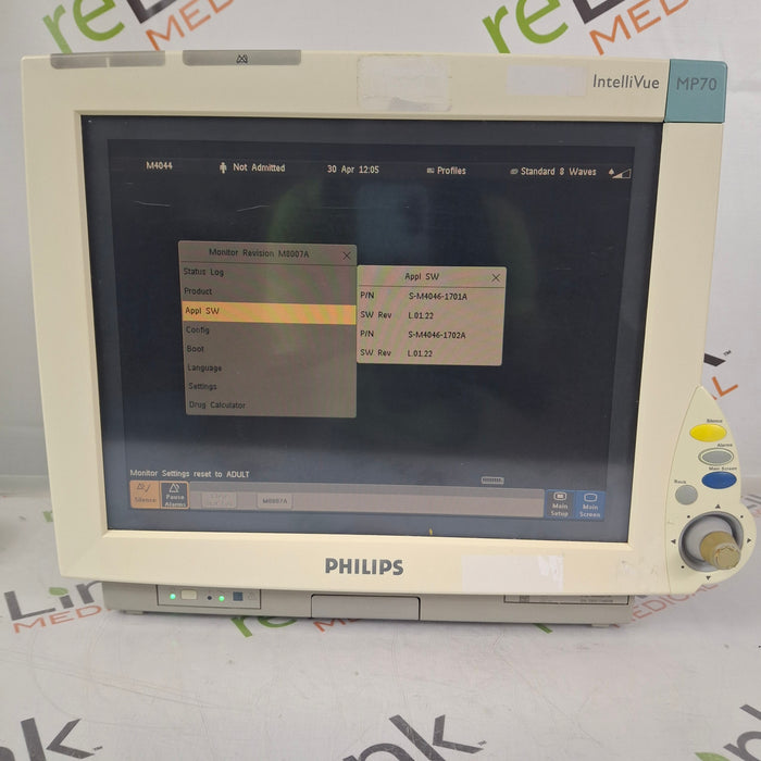 Philips IntelliVue MP70 Patient Monitor
