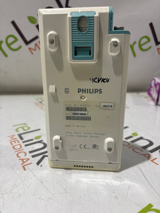 Philips M3001A-A01C18 Fast SpO2, NIBP, 12 lead ECG, Temp, IBP MMS Module