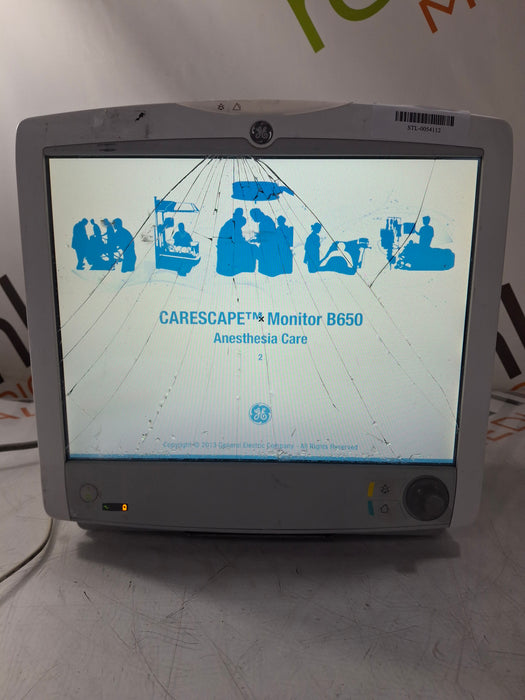 GE Healthcare Carescape B650 Anesthesia Care Patient Monitor