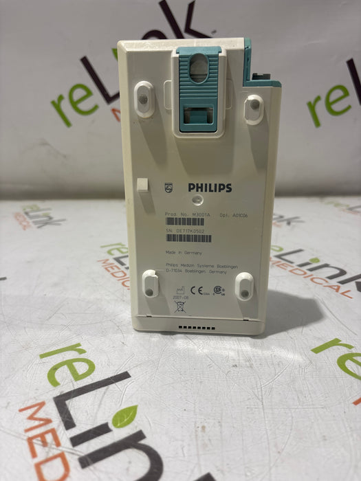 Philips M3001A-A01C06 Fast SpO2, NIBP, ECG, Temp, IBP MMS Module