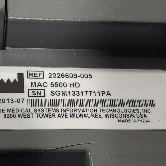 GE Healthcare MAC 5500 HD ECG without CAM Module