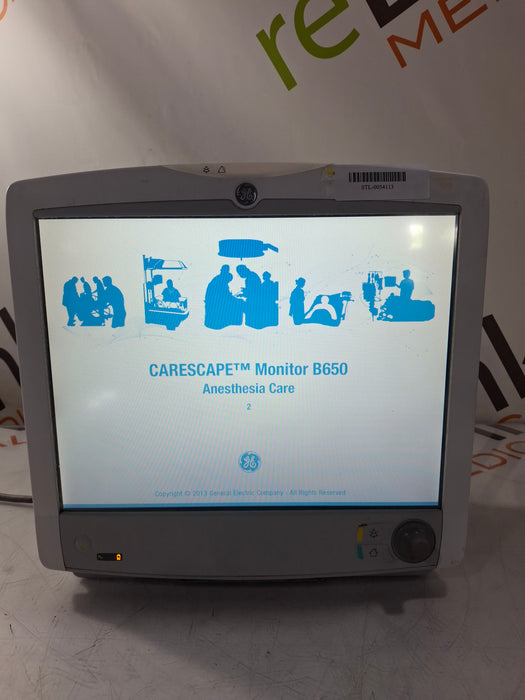 GE Healthcare Carescape B650 Anesthesia Care Patient Monitor