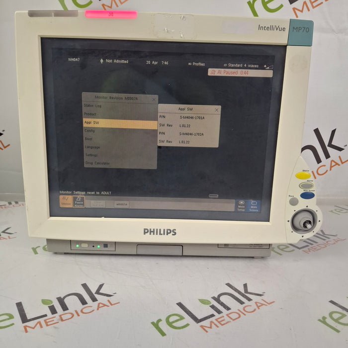 Philips IntelliVue MP70 Patient Monitor