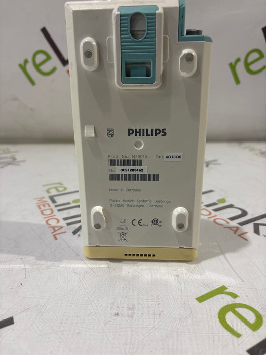 Philips M3001A-A01C06 Fast SpO2, NIBP, ECG, Temp, IBP MMS Module