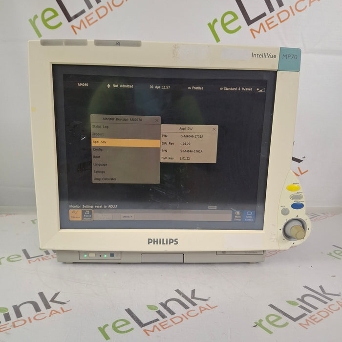 Philips IntelliVue MP70 Patient Monitor