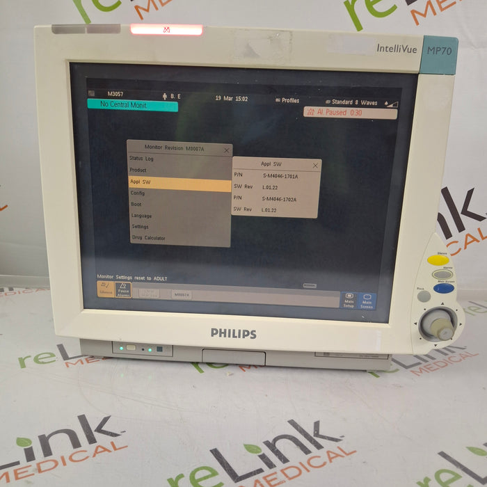 Philips IntelliVue MP70 Patient Monitor