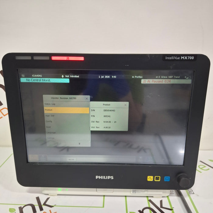 Philips MX700 Bedside Patient Monitor