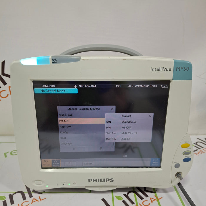 Philips IntelliVue MP50 Patient Monitor
