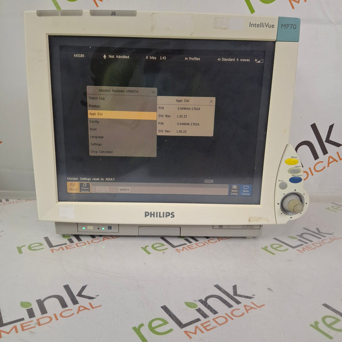 Philips IntelliVue MP70 Patient Monitor