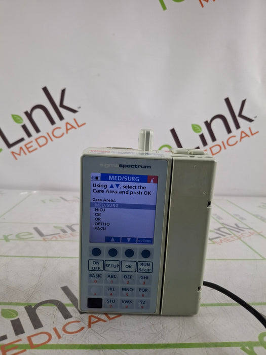 Baxter Sigma Spectrum 6.05.14 with B/G Battery Infusion Pump
