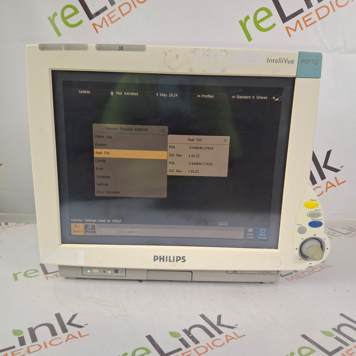 Philips IntelliVue MP70 Patient Monitor