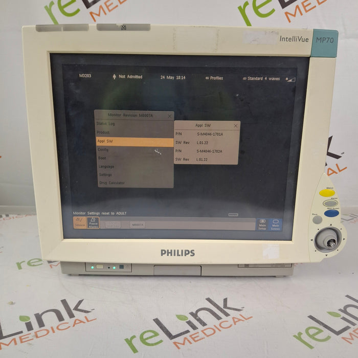 Philips IntelliVue MP70 Patient Monitor