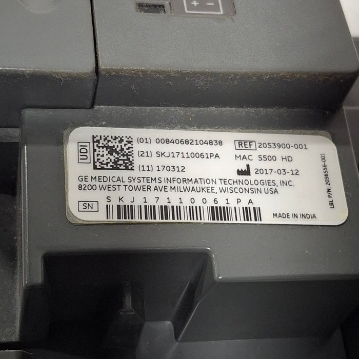 GE Healthcare MAC 5500 HD ECG without CAM Module