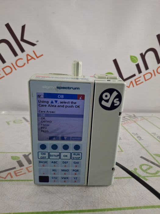 Baxter Sigma Spectrum 6.05.14 with B/G Battery Infusion Pump