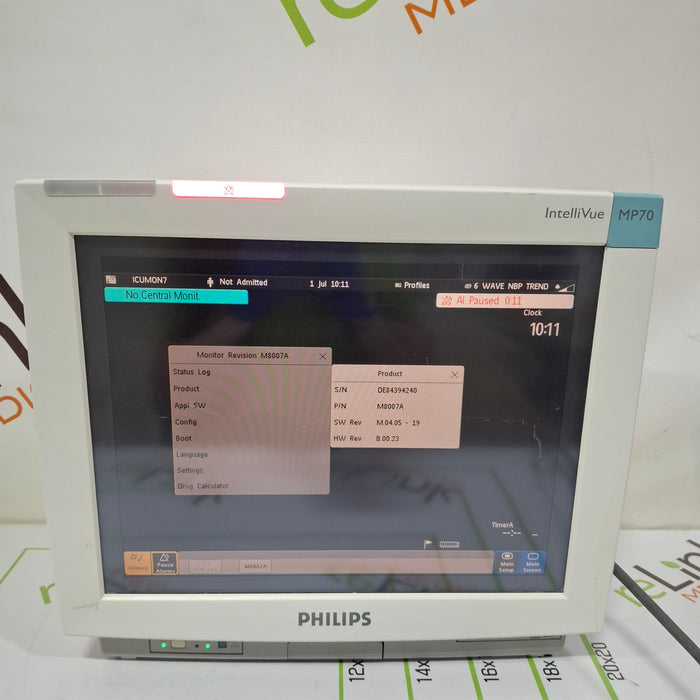 Philips IntelliVue MP70 Patient Monitor