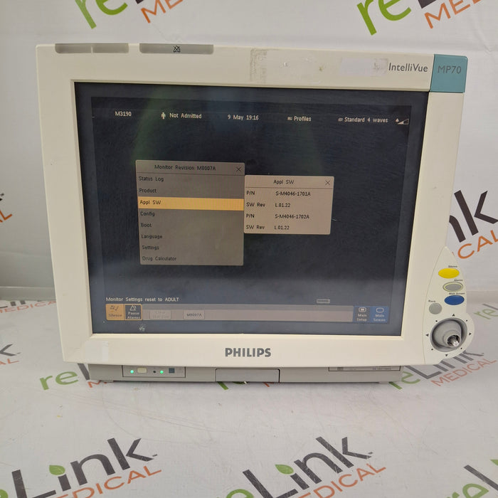 Philips IntelliVue MP70 Patient Monitor