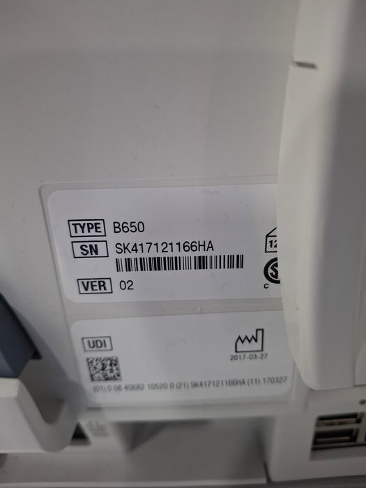 GE Healthcare Carescape B650 Post Anesthesia Care Patient Monitor