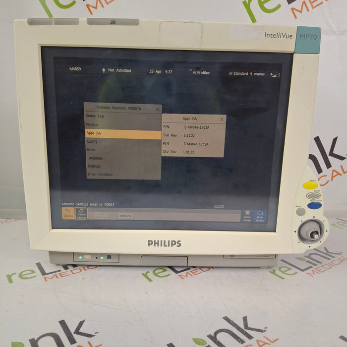 Philips IntelliVue MP70 Patient Monitor