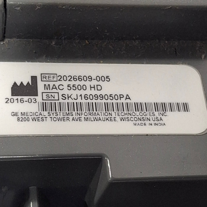 GE Healthcare MAC 5500 HD ECG without CAM Module
