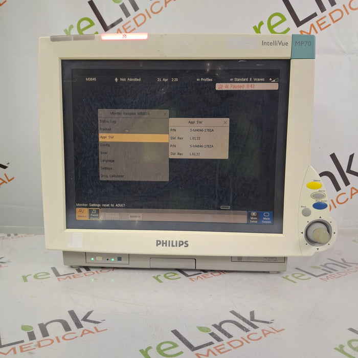 Philips IntelliVue MP70 Patient Monitor