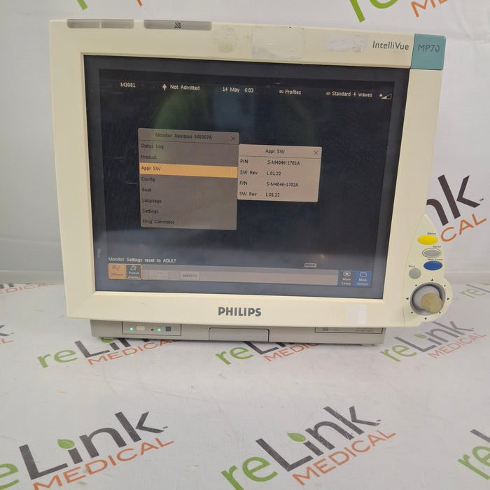 Philips IntelliVue MP70 Patient Monitor