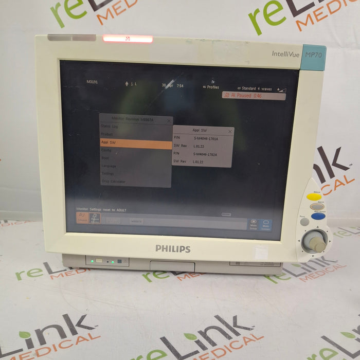 Philips IntelliVue MP70 Patient Monitor
