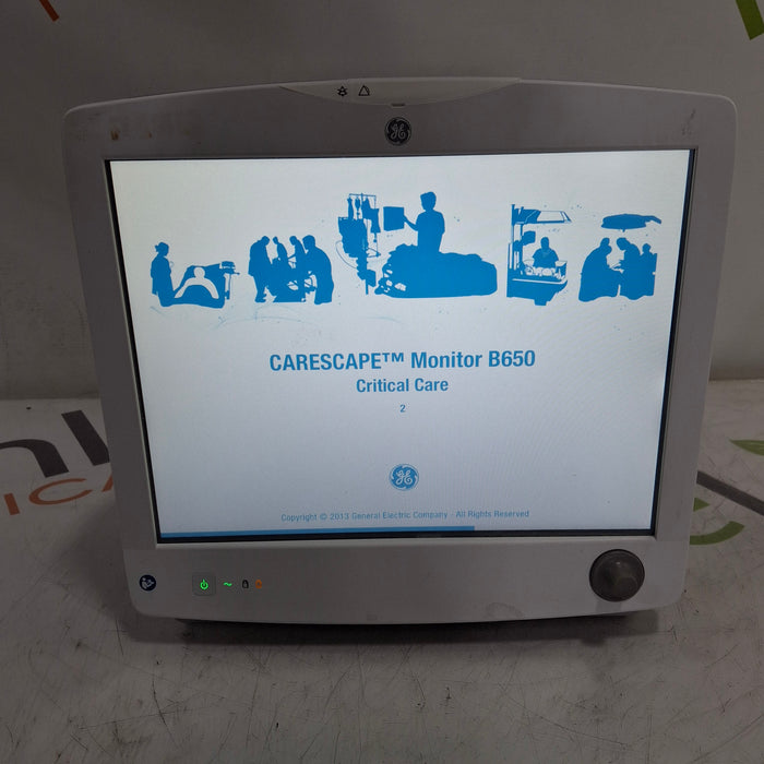 GE Healthcare Carescape B650 Critical Care Patient Monitor