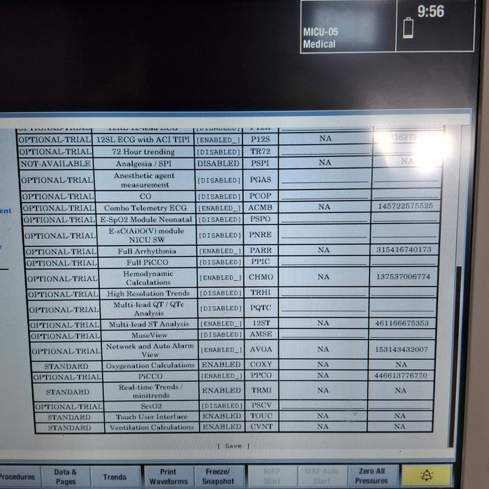 GE Healthcare Carescape B650 Critical Care Patient Monitor