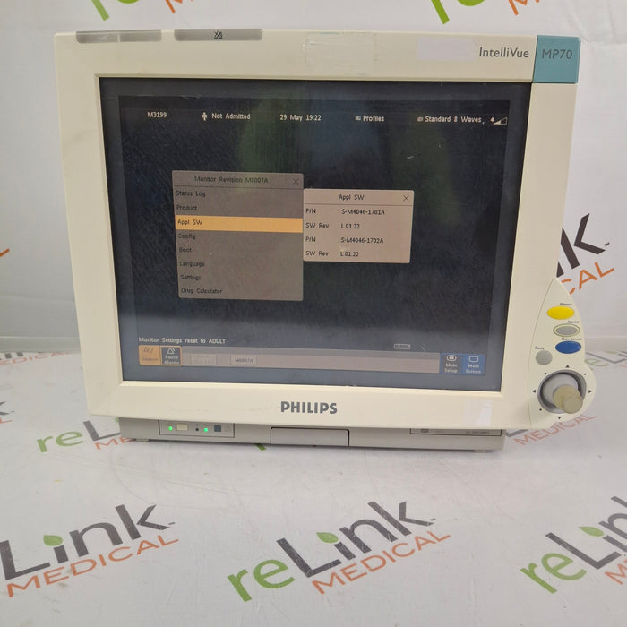 Philips IntelliVue MP70 Patient Monitor