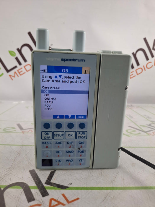 Baxter Sigma Spectrum 6.02.08 with A/B/G/N Battery Infusion Pump