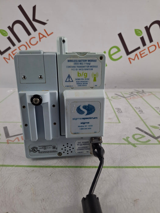 Baxter Sigma Spectrum 6.02.07 with B/G Battery Infusion Pump