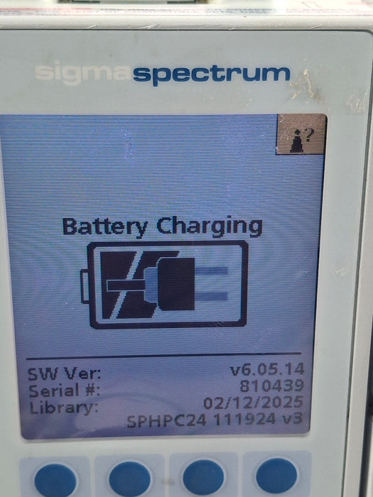 Baxter Sigma Spectrum 6.05.14 with A/B/G/N Battery Infusion Pump