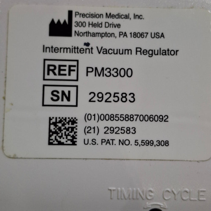 Precision Medical PM3300 Intermittent Vacuum Regulator