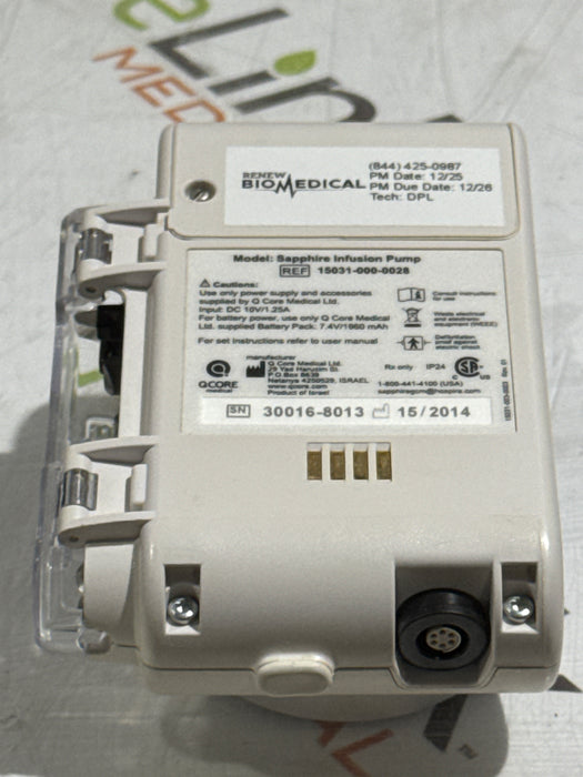 QCore Medical Sapphire Multi-Therapy Infusion Pump