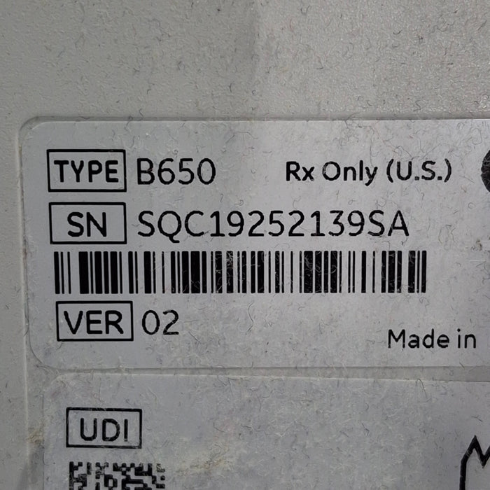 GE Healthcare Carescape B650 Critical Care Patient Monitor