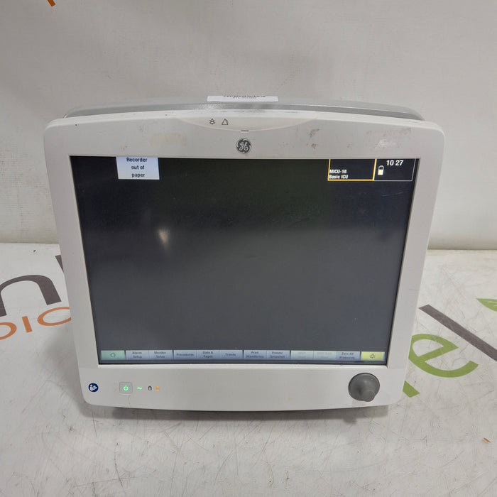 GE Healthcare Carescape B650 Critical Care Patient Monitor