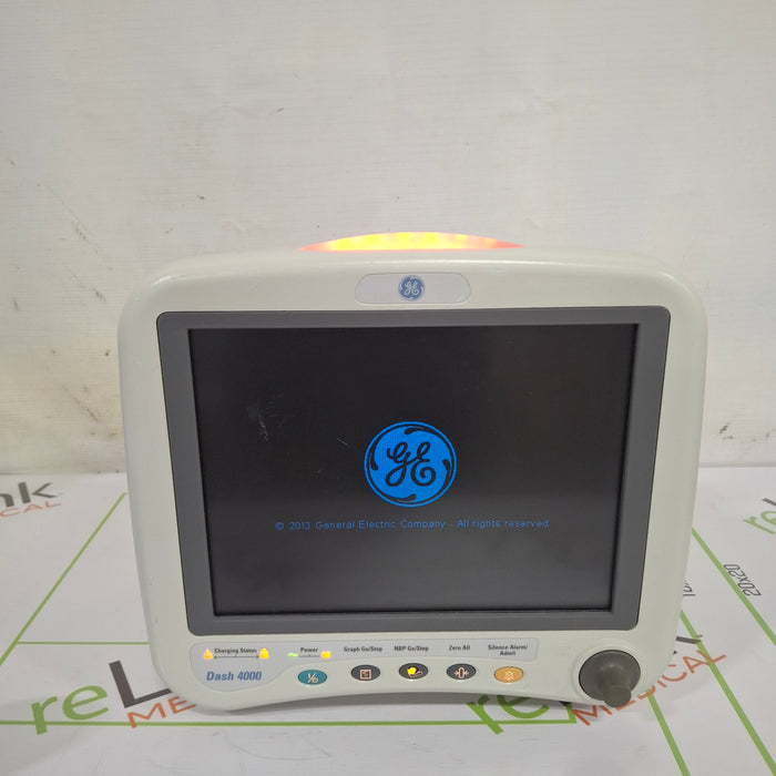 GE Healthcare Dash 4000 - Masimo SpO2 Patient Monitor