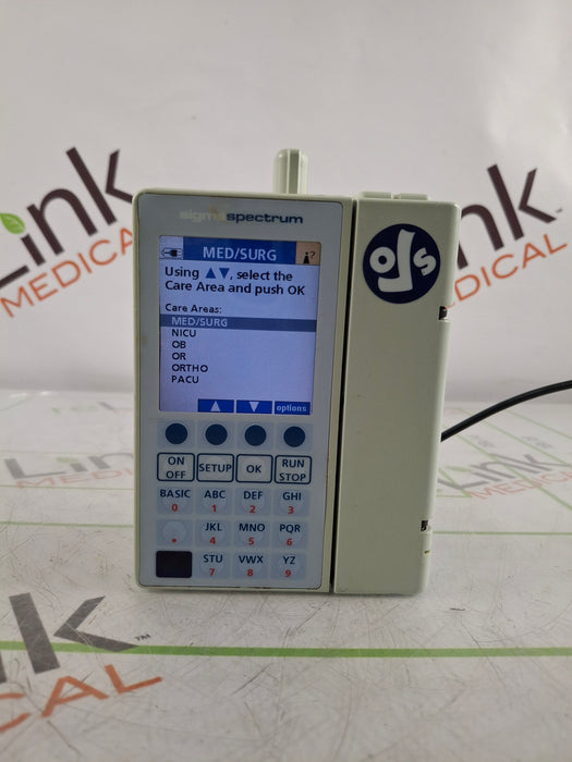 Baxter Sigma Spectrum 6.05.14 with B/G Battery Infusion Pump